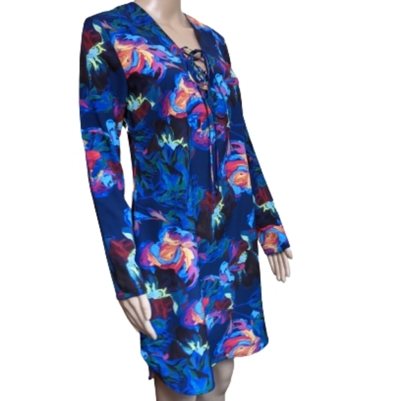 Amanda Uprichard Watercolor Dress Small Petite - Picture 8 of 12